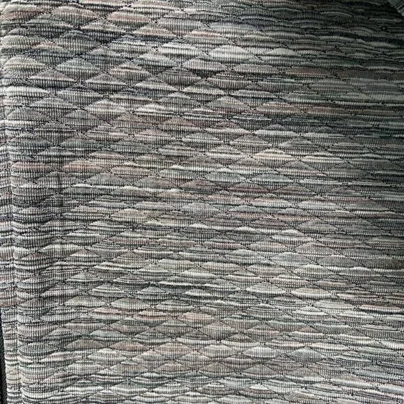 Athleta Quilted Hooded Jacket Snowscape Full Zip Space Gray Black Size Small - Picture 5 of 10